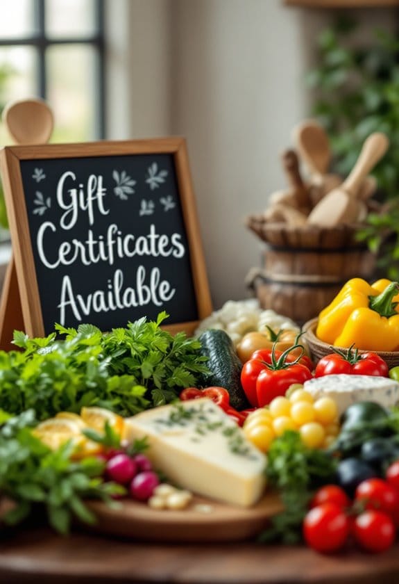cooking class options available