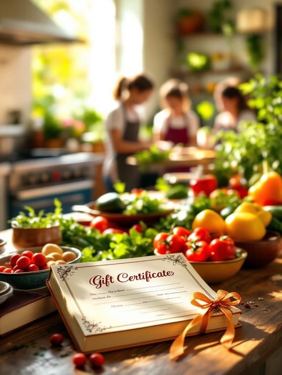 cooking classes gift certificates