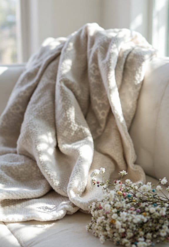 decorative blanket storage solution