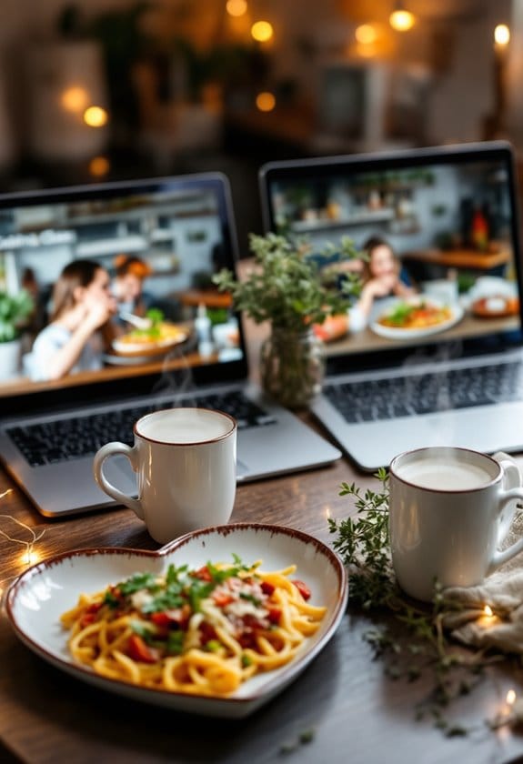 virtual culinary learning sessions
